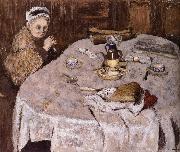 Edouard Vuillard Vial wife's breakfast oil painting artist